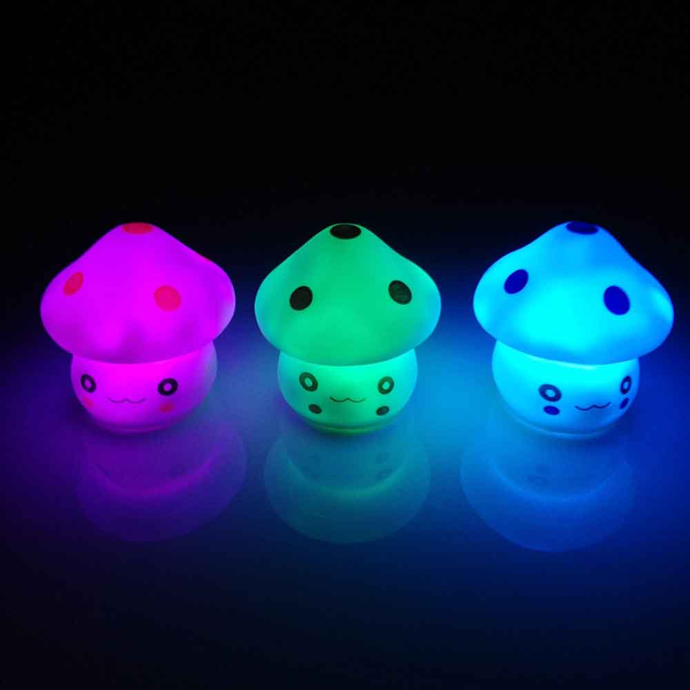 Cute Mushroom LED Night Light Lamp