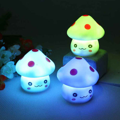 Cute Mushroom LED Night Light Lamp