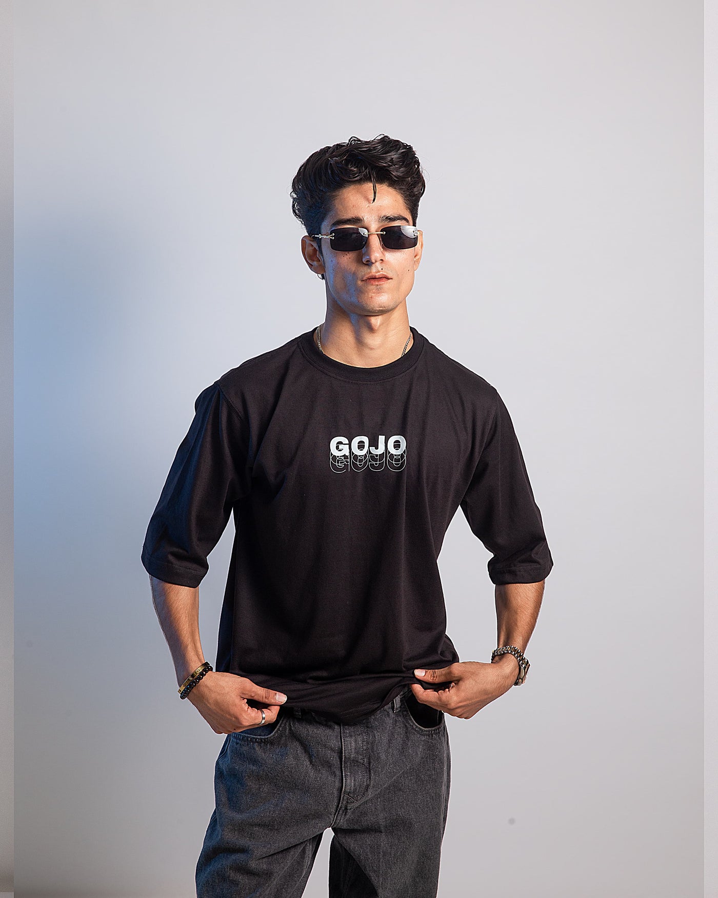 Elegant Gojo Cotton | Black