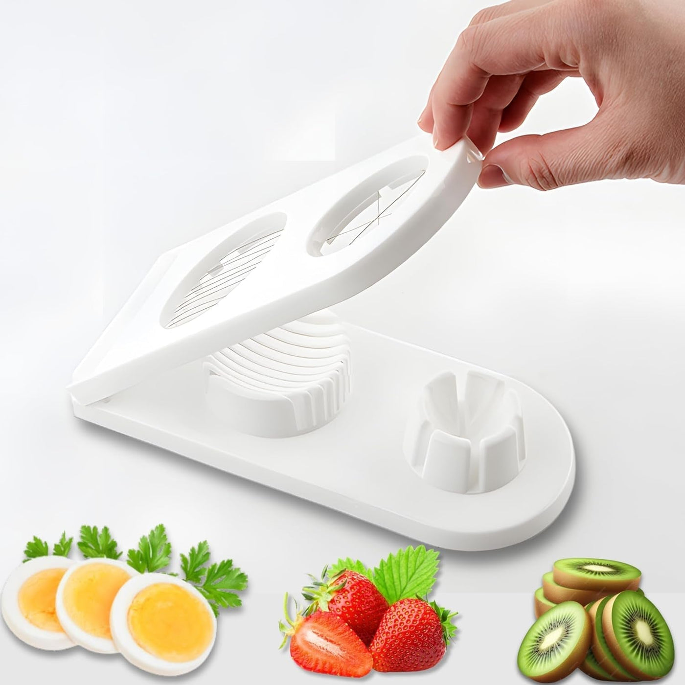 2 IN 1 Egg Slicer